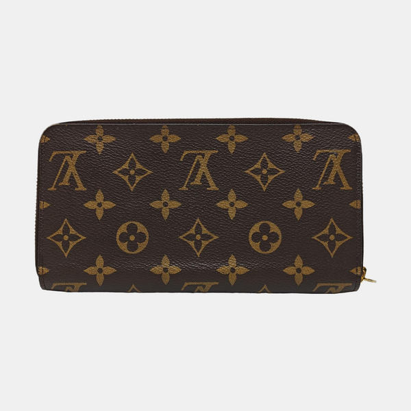ZIPPY Monogram Coated Canvas Brown Wallet