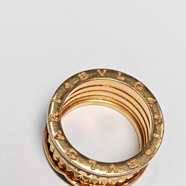 B.ZERO1 18k Rose Gold Ring EU 59