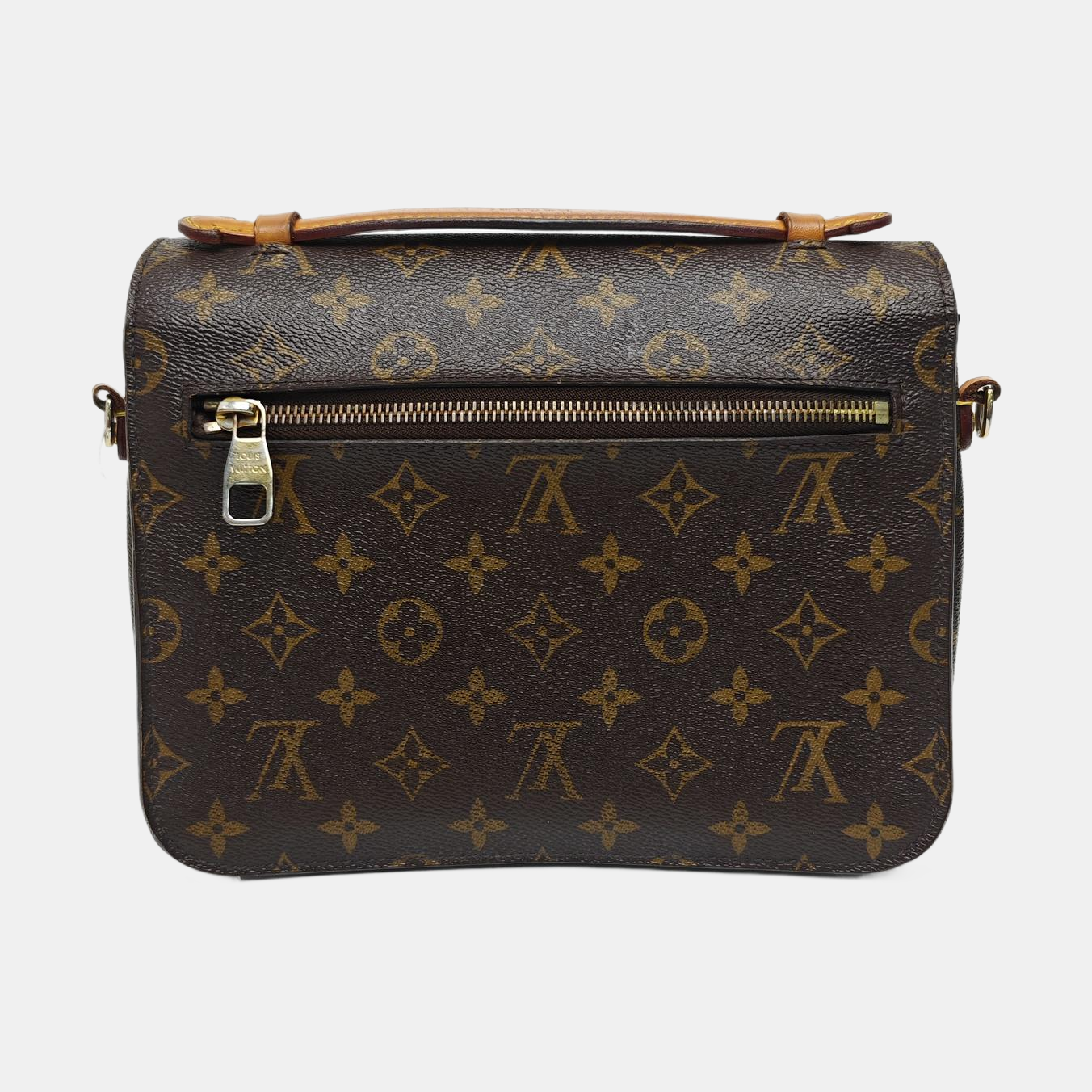 MÉTIS MM Monogram Coated Canvas Brown