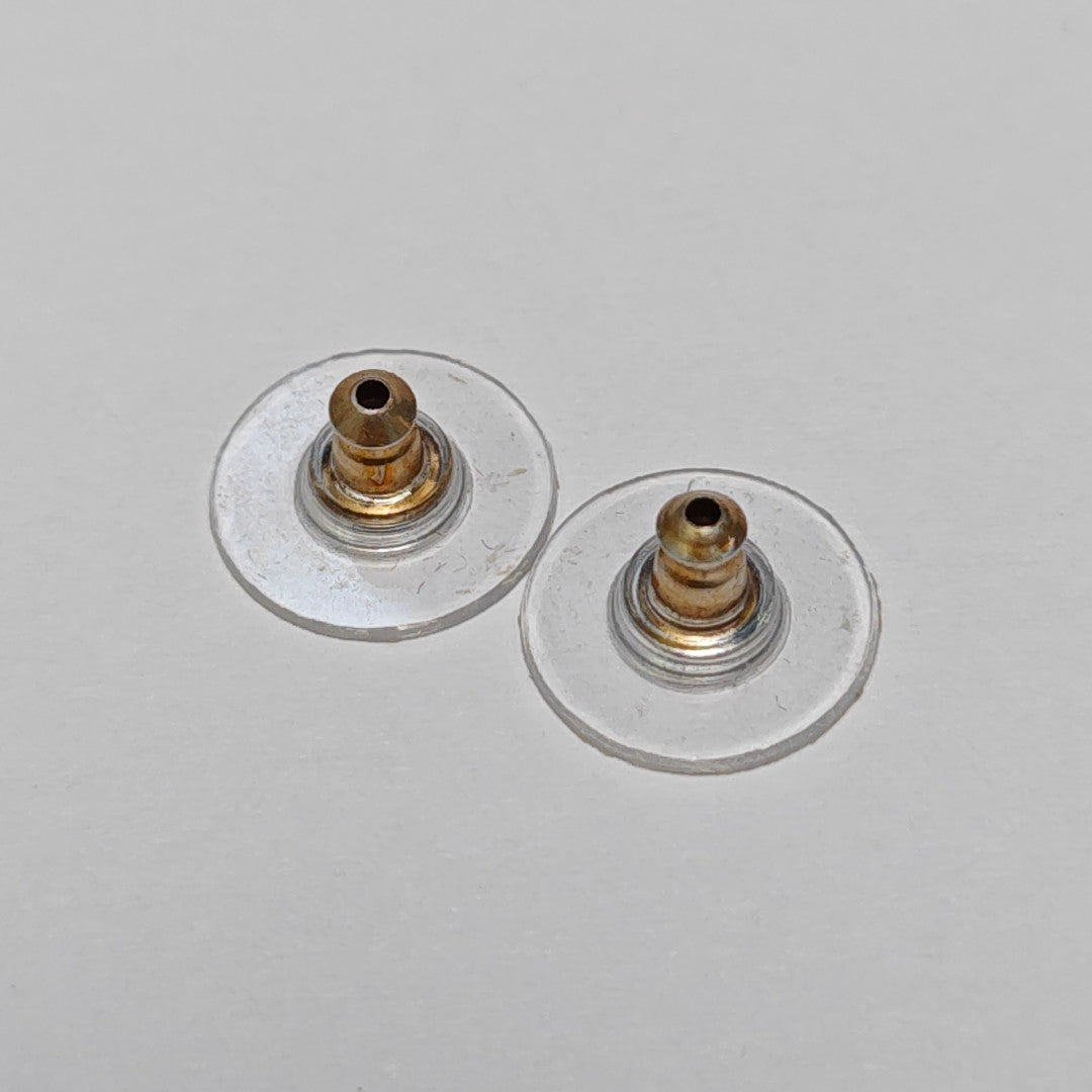 CC Logo Metal Gold Earrings