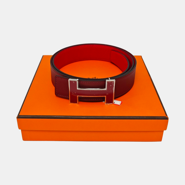 Leather Belt Red