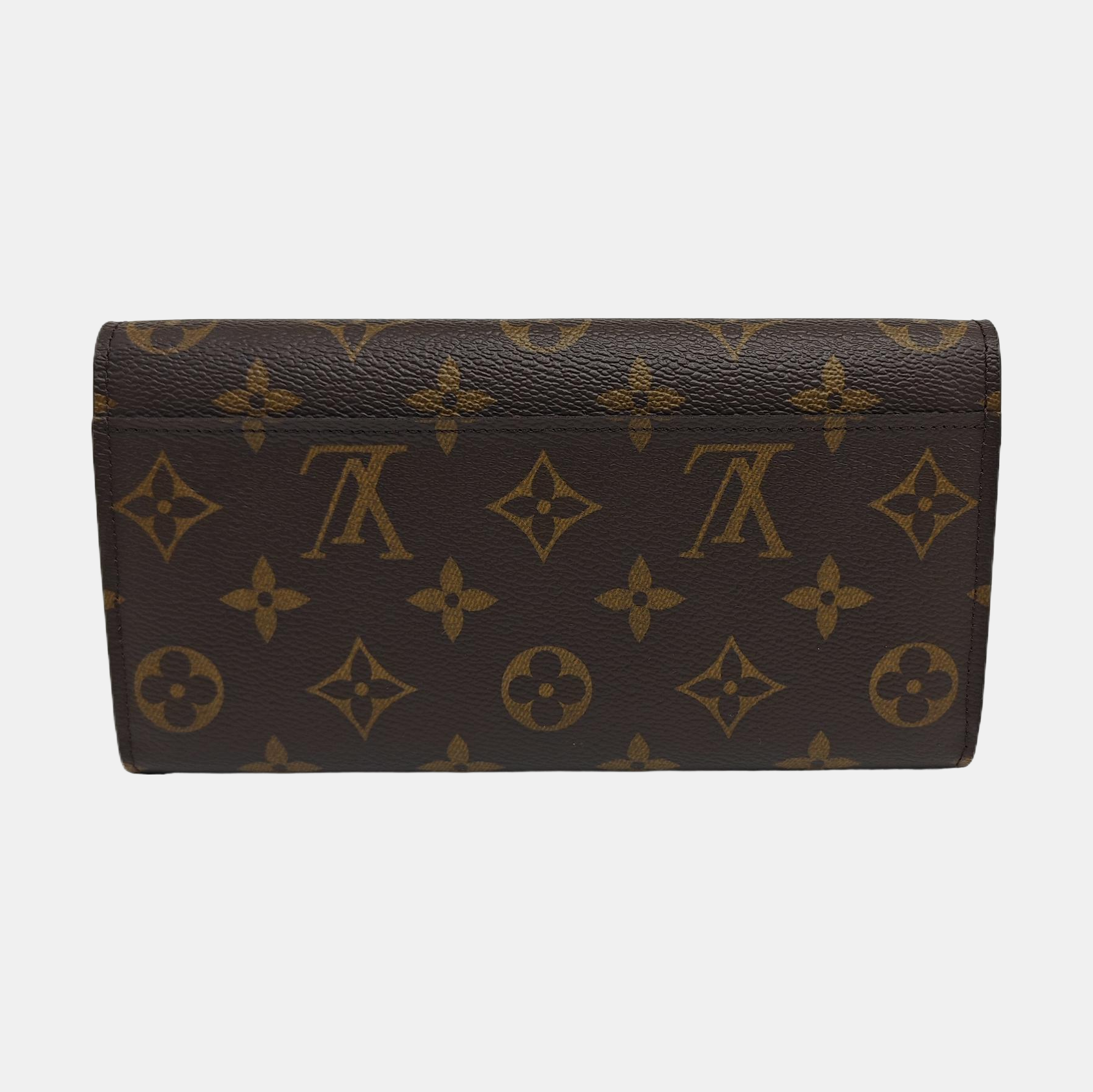 JEANNE Monogram Coated Canvas Brown