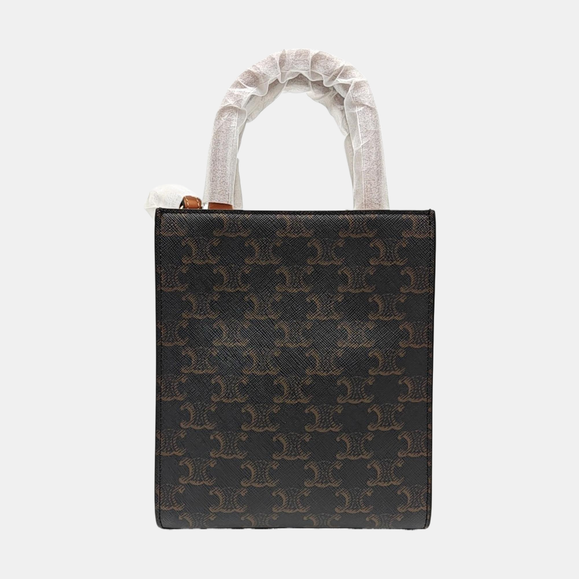 TRIOMPHE Mini Coated Canvas Brown