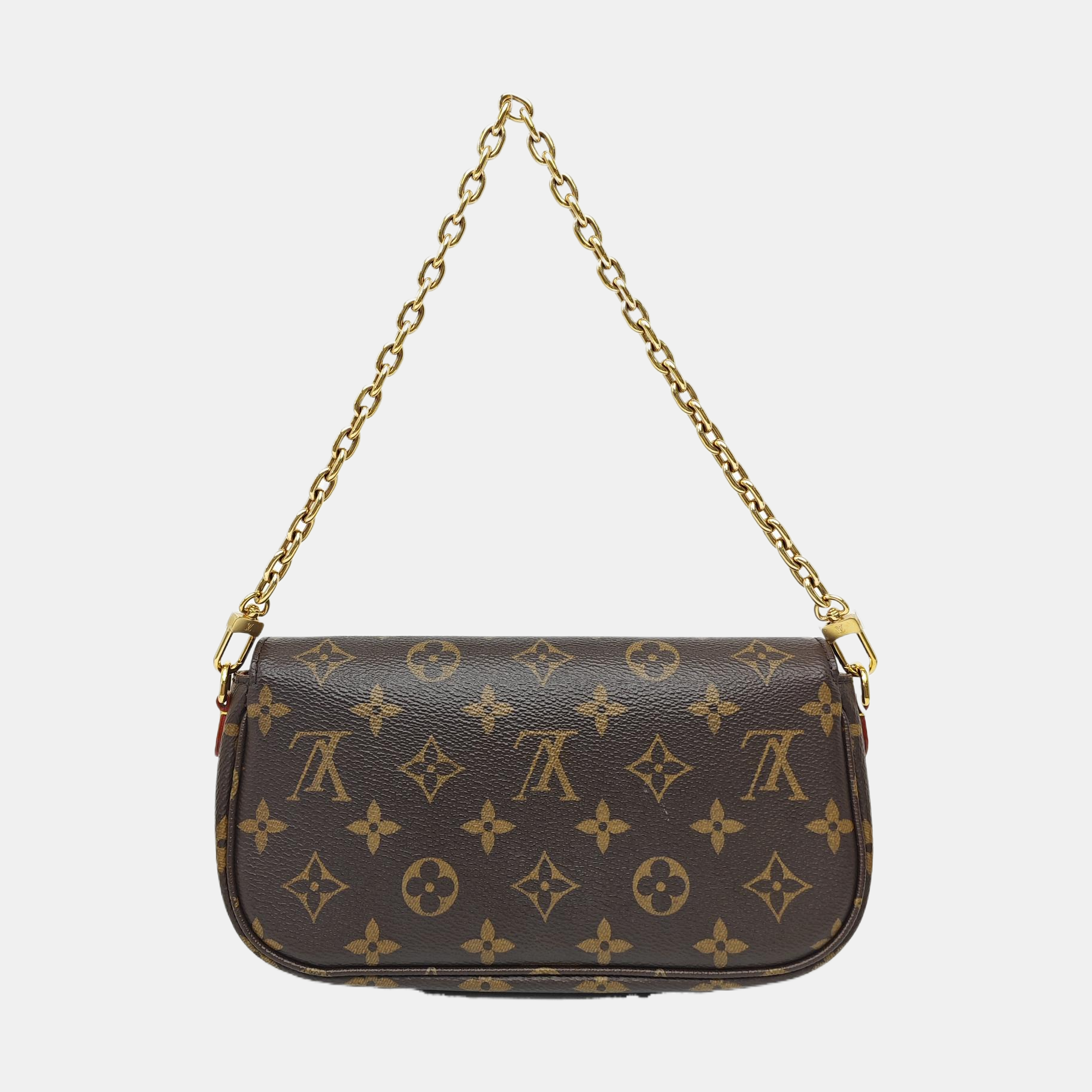 IVY Monogram Coated Canvas Brown