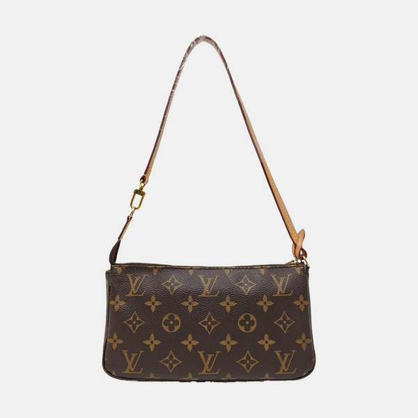 ACCESSOIRES GM Monogram Coated Canvas Brown