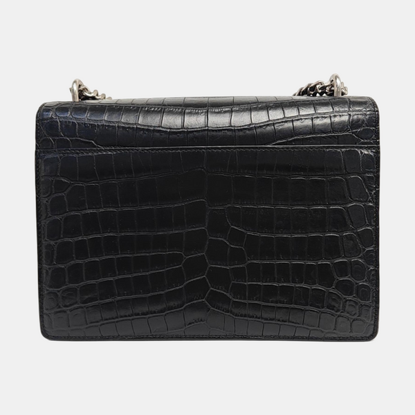 SUNSET Medium Calfskin Black