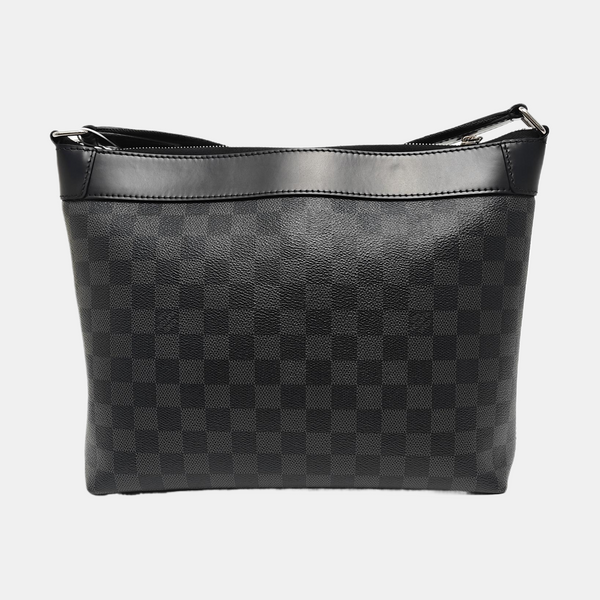 MICK Damier Graphite Coated Canvas Gray