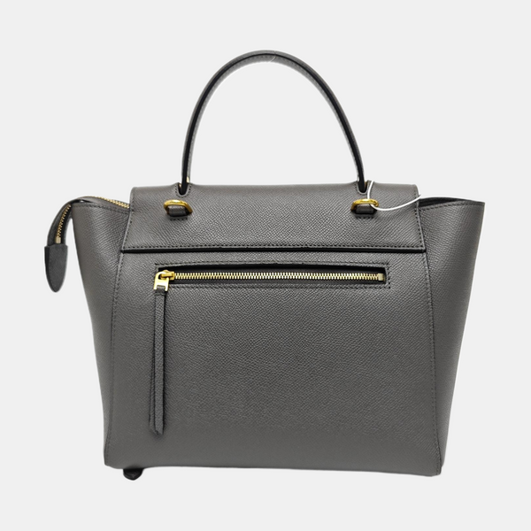 BELT Micro Calfskin Gray
