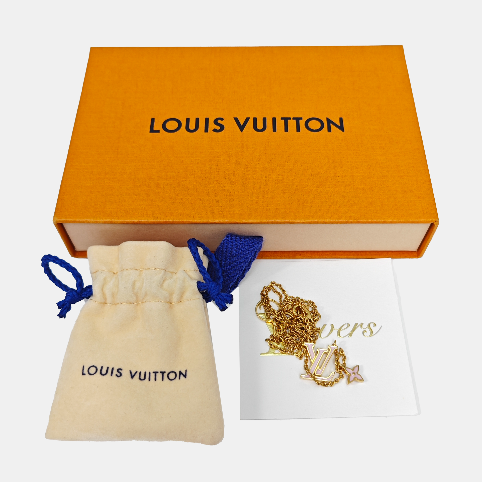 LV ICONIC Metal Gold Necklace
