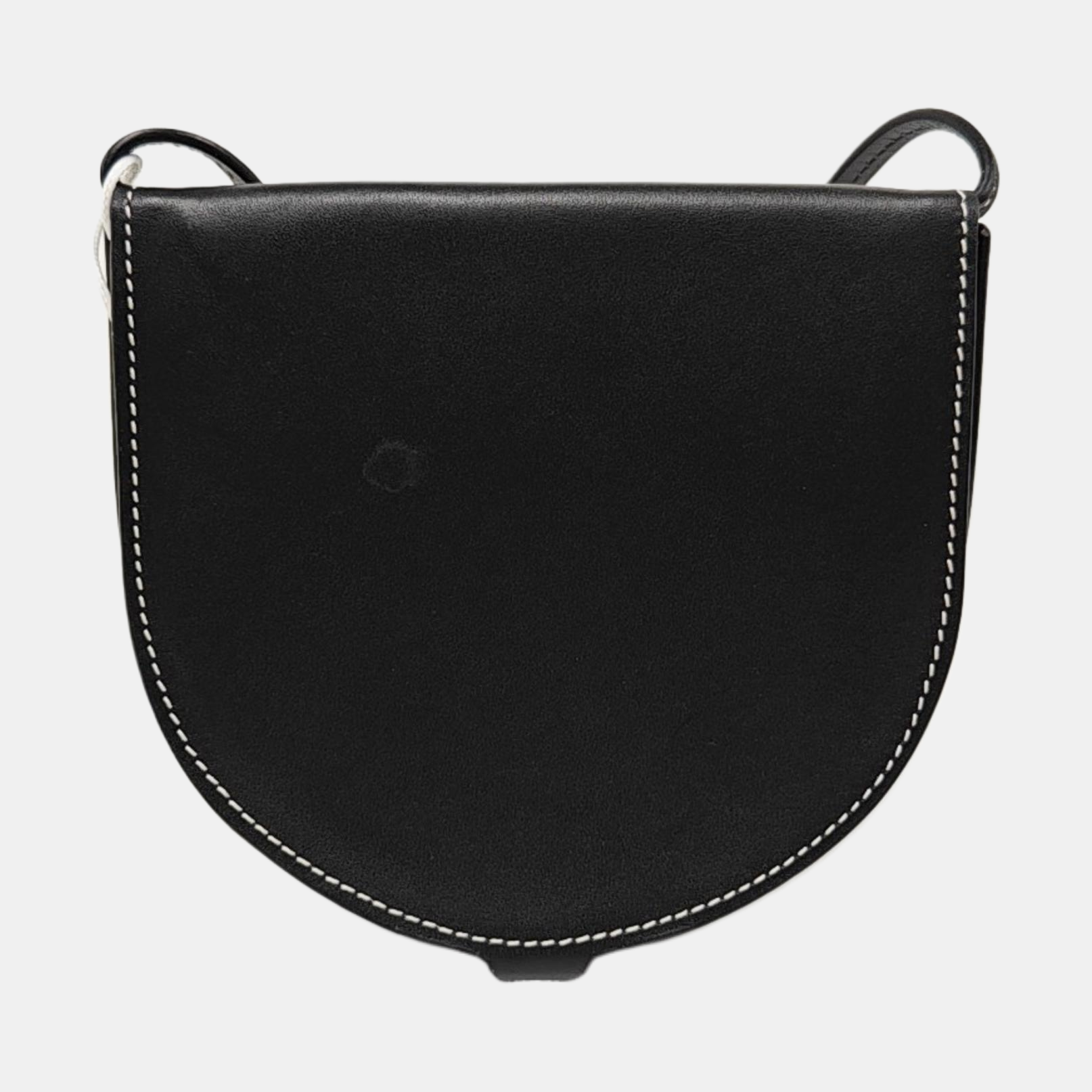 Heel Small Calfskin Black