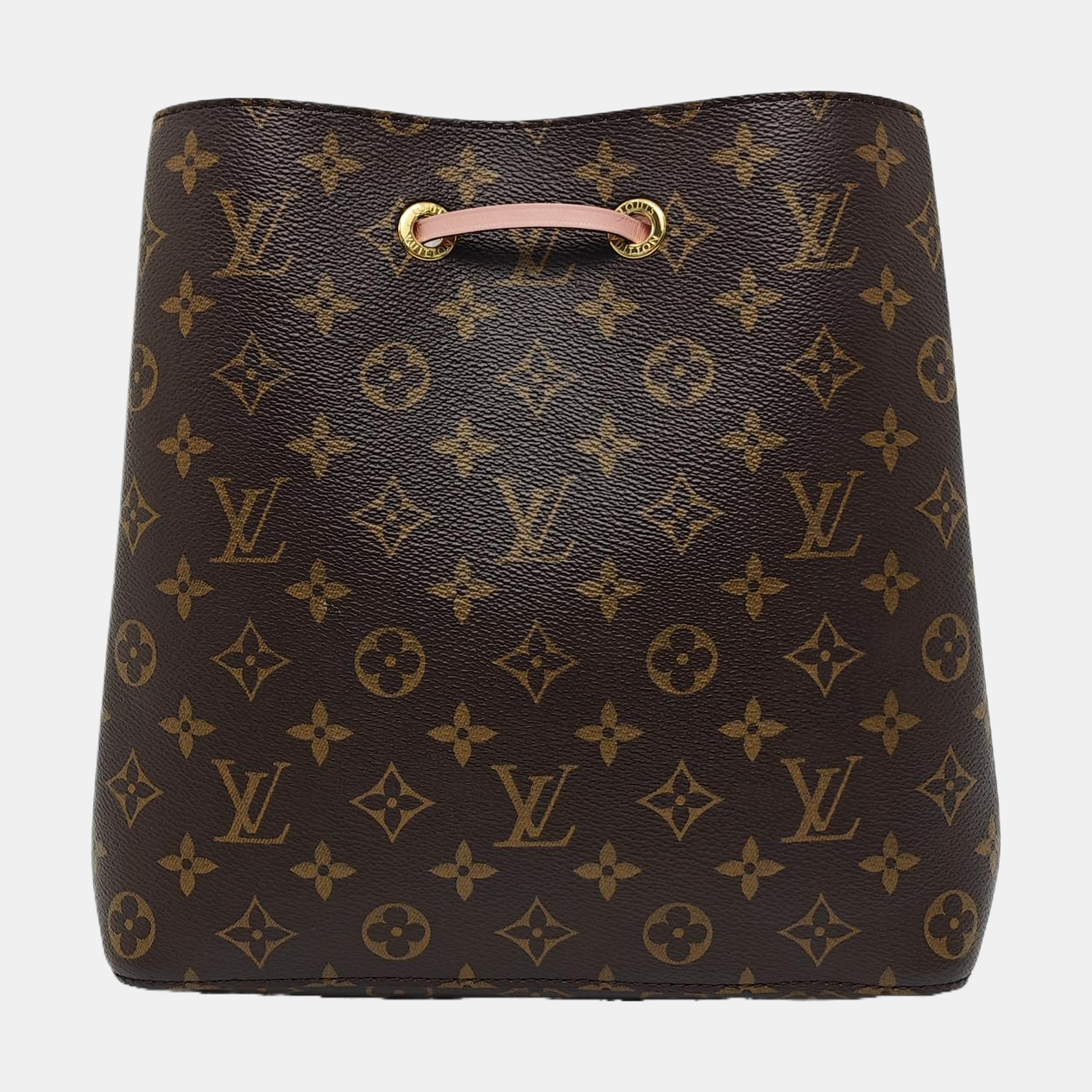 NÉONOÉ MM Monogram Coated Canvas Brown