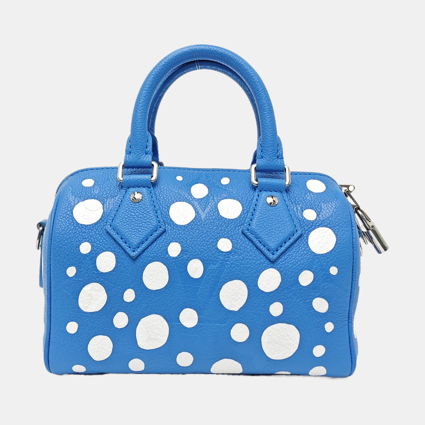 Monogram Calfskin Shoulder Bag Blue
