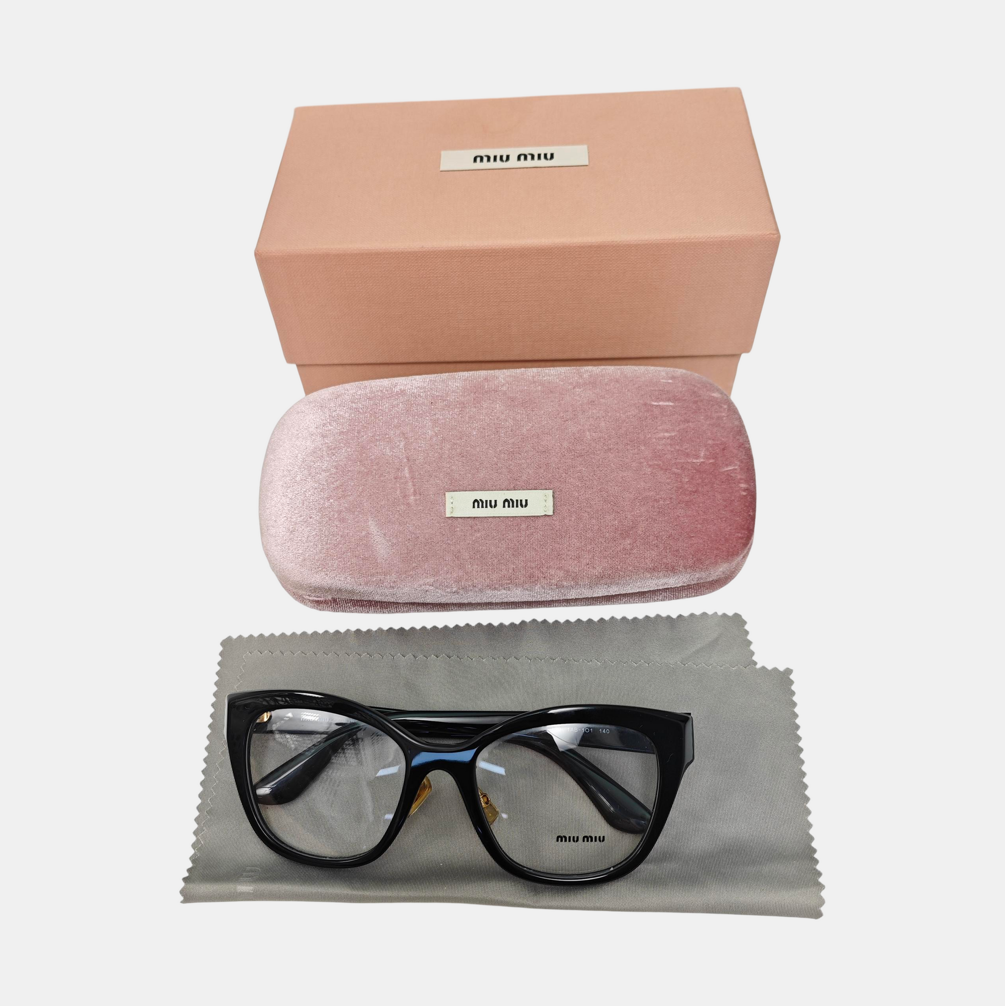 Synthetic Eyeglasses Black