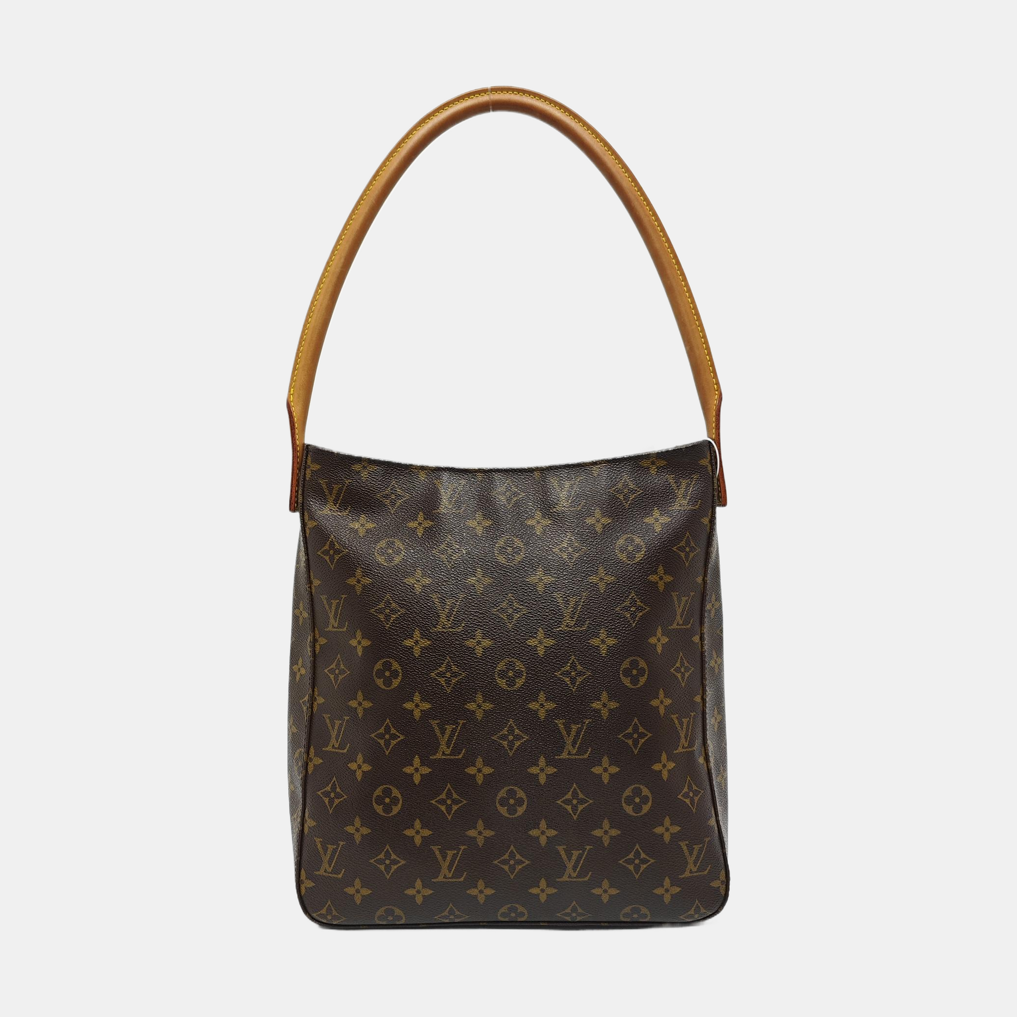 LOOPING GM Monogram Coated Canvas Brown
