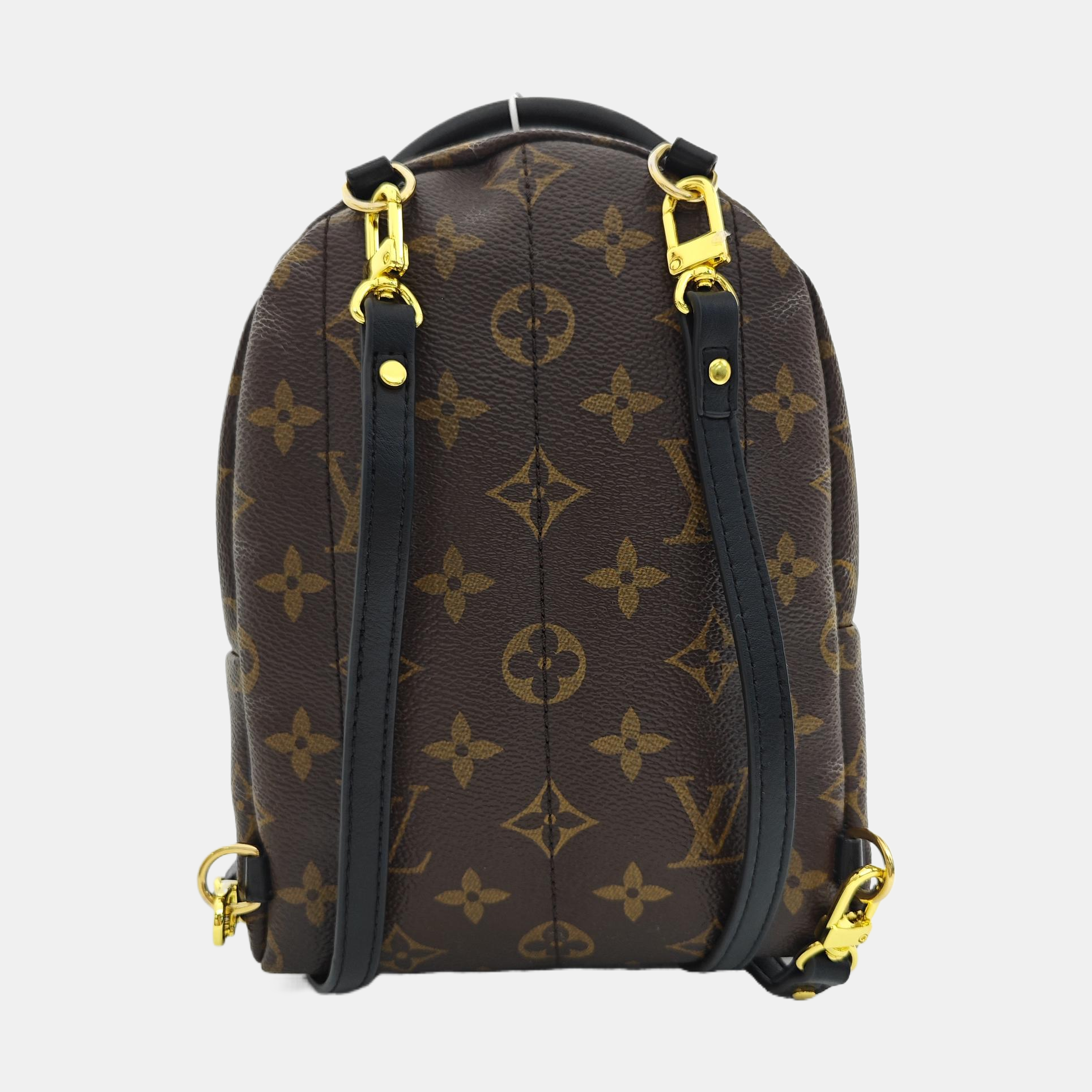 PALM SPRINGS Mini Monogram Coated Canvas Brown