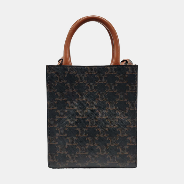 CABAS CELINE Mini Coated Canvas Brown