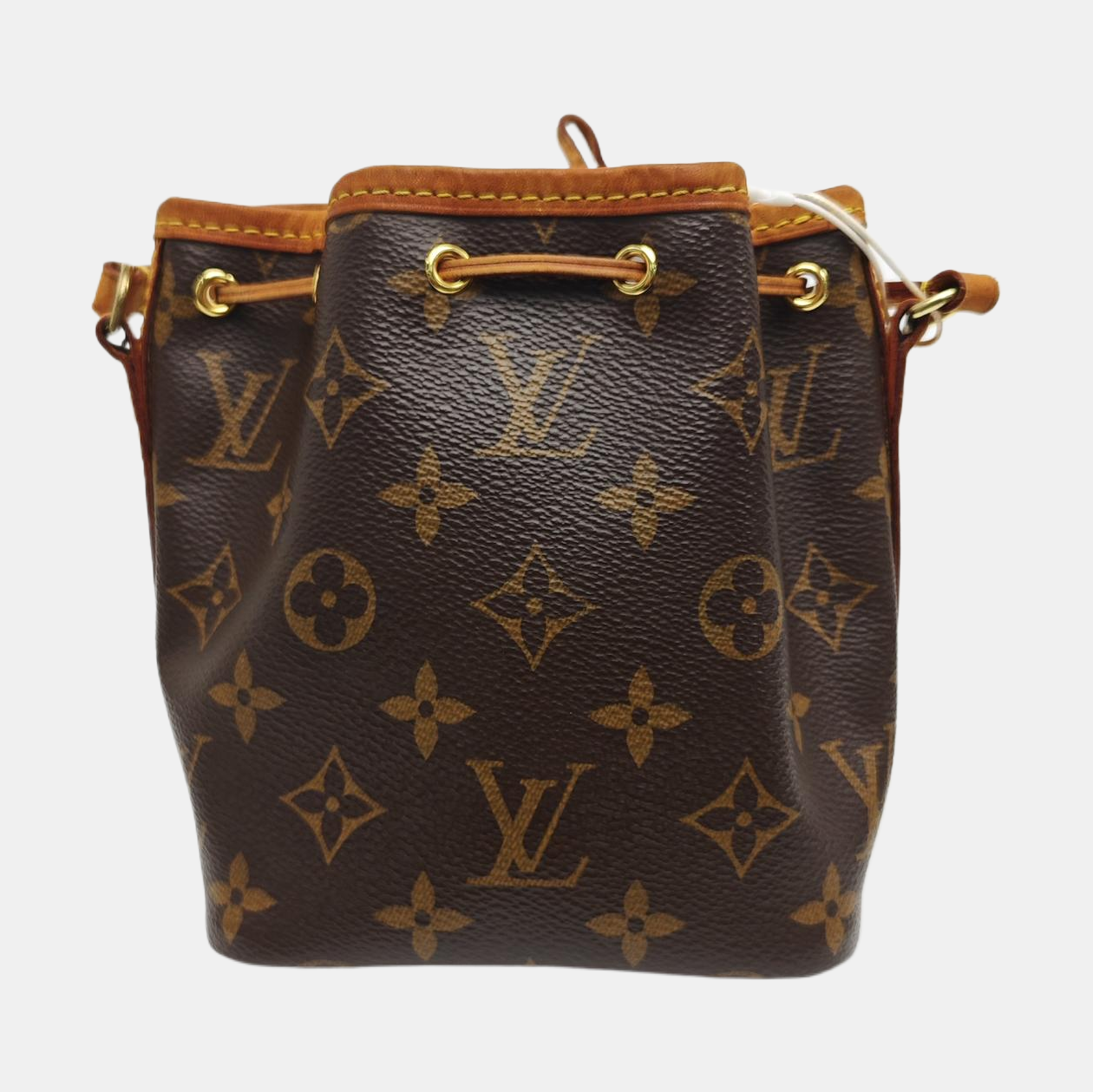 NÉONOÉ Nano Monogram Coated Canvas Brown