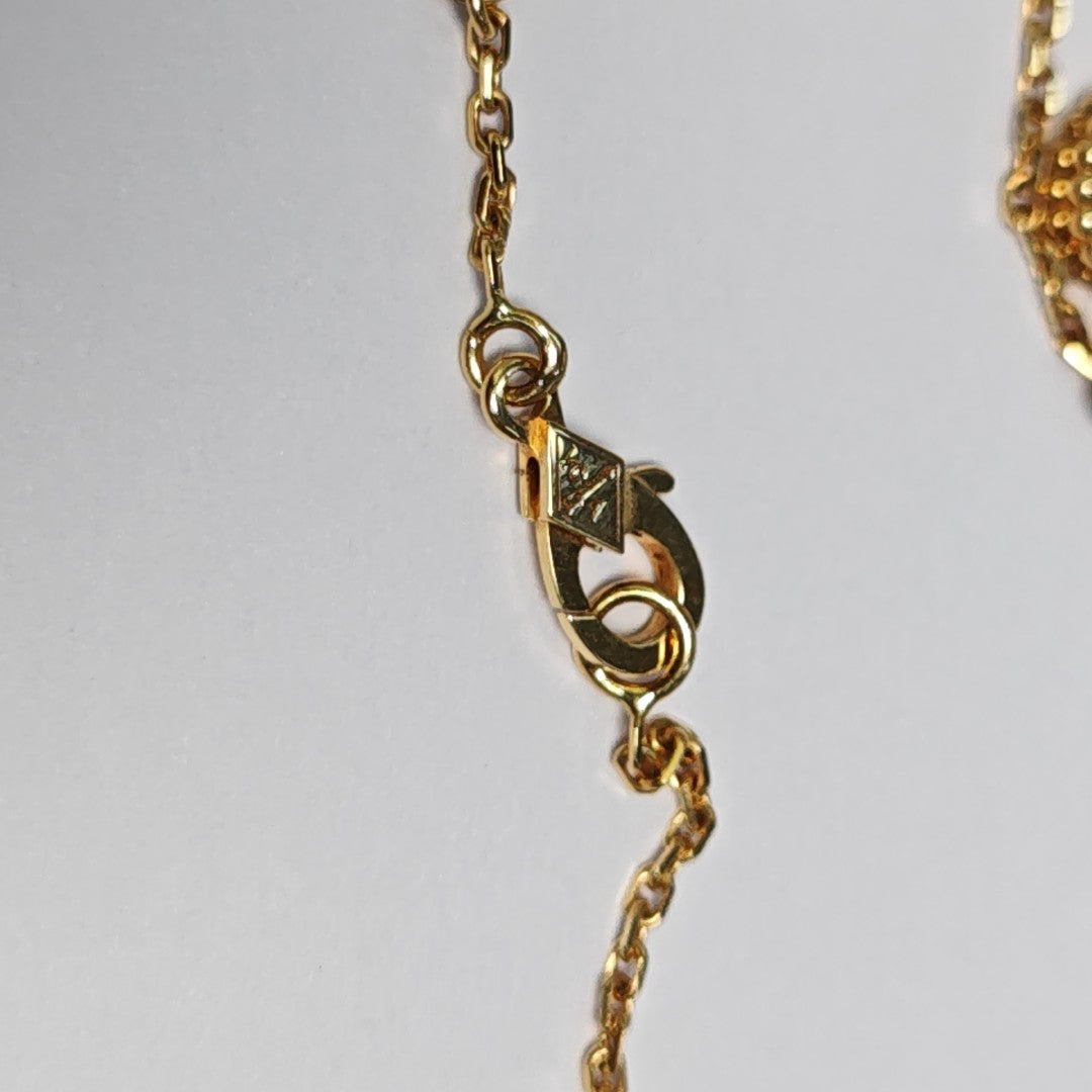 Vintage Alhambra 18k Gold Necklace