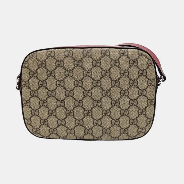 Monogram Coated Canvas Crossbody Bag Brown