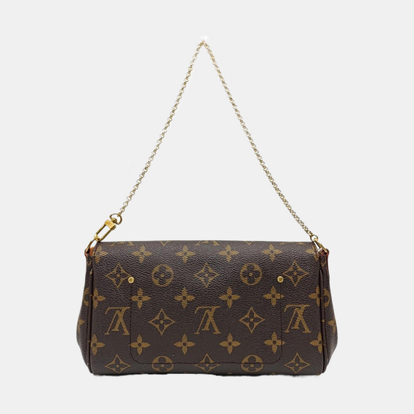 FAVORITE PM Monogram Coated Canvas Brown