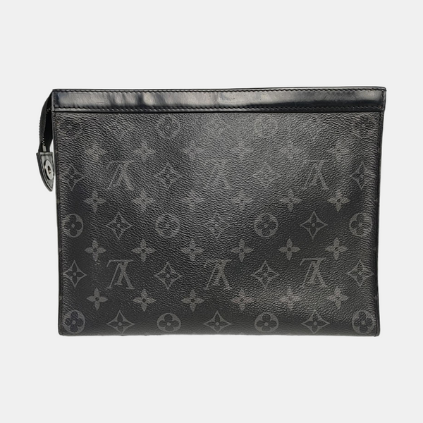 Pochette Voyag MM Monogram Coated Canvas Black