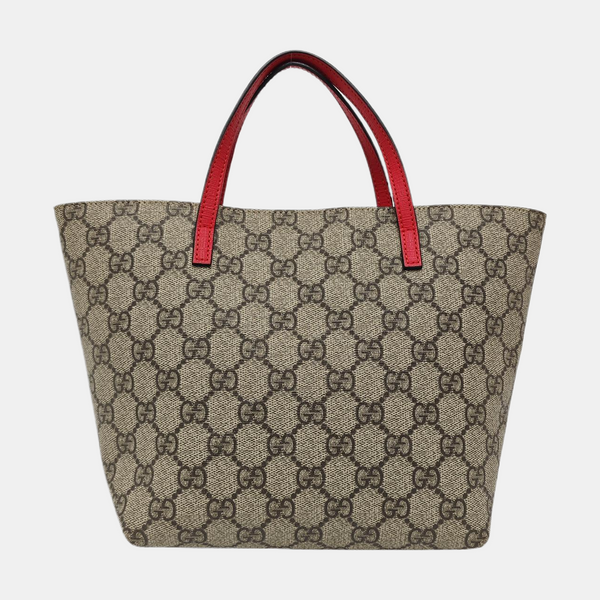 Children’s GG Bucket Monogram Coated Canvas Beige
