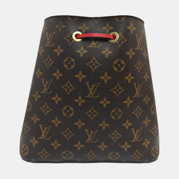 NÉONOÉ MM Monogram Coated Canvas Brown
