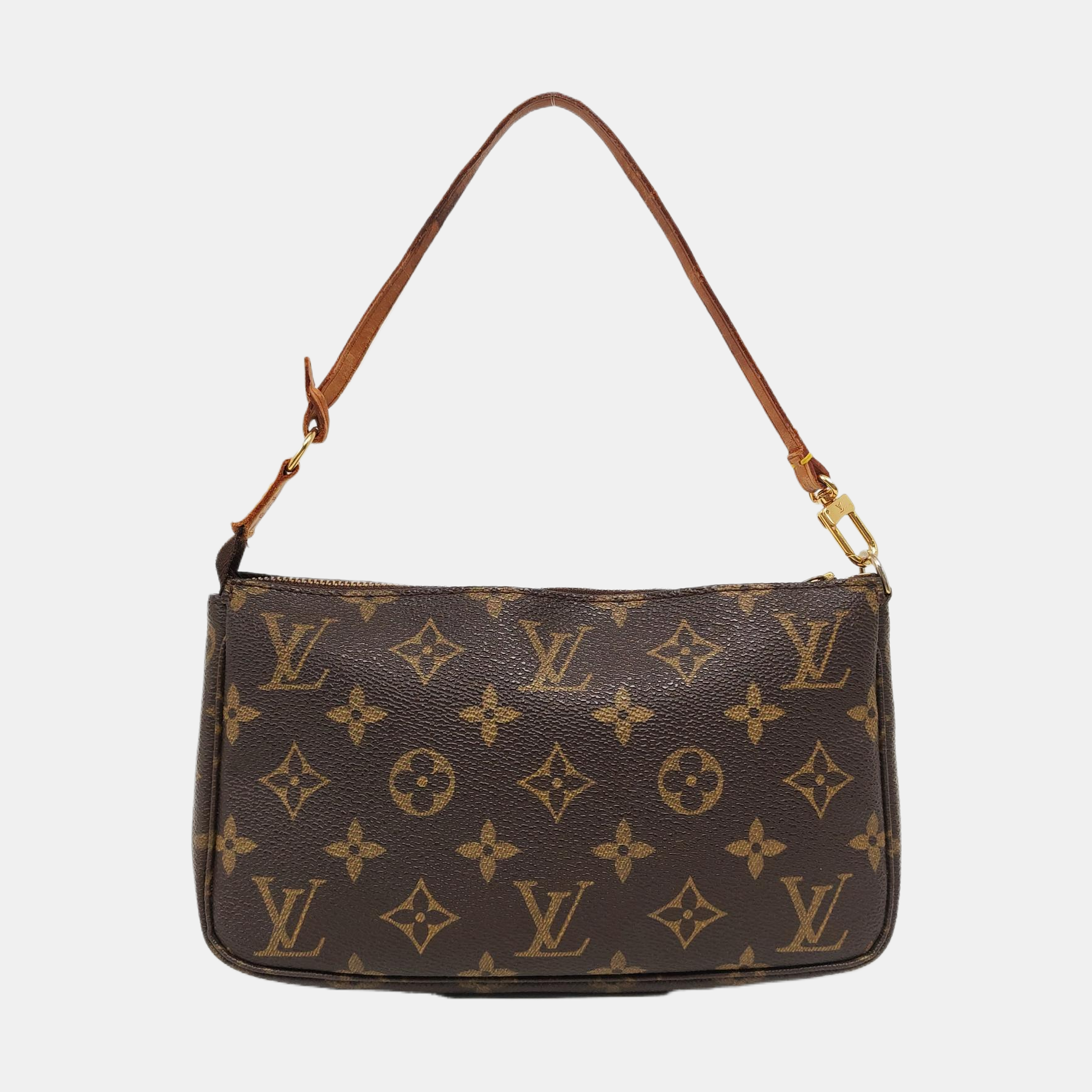 ACCESSOIRES Monogram Coated Canvas Brown