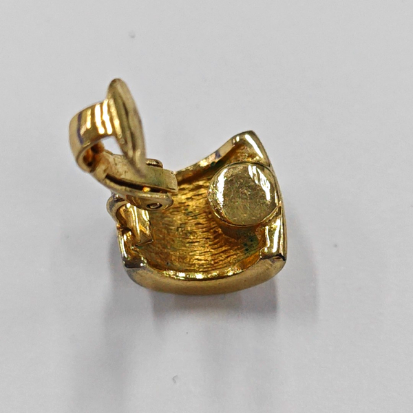 Metal Gold Clip On Earrings