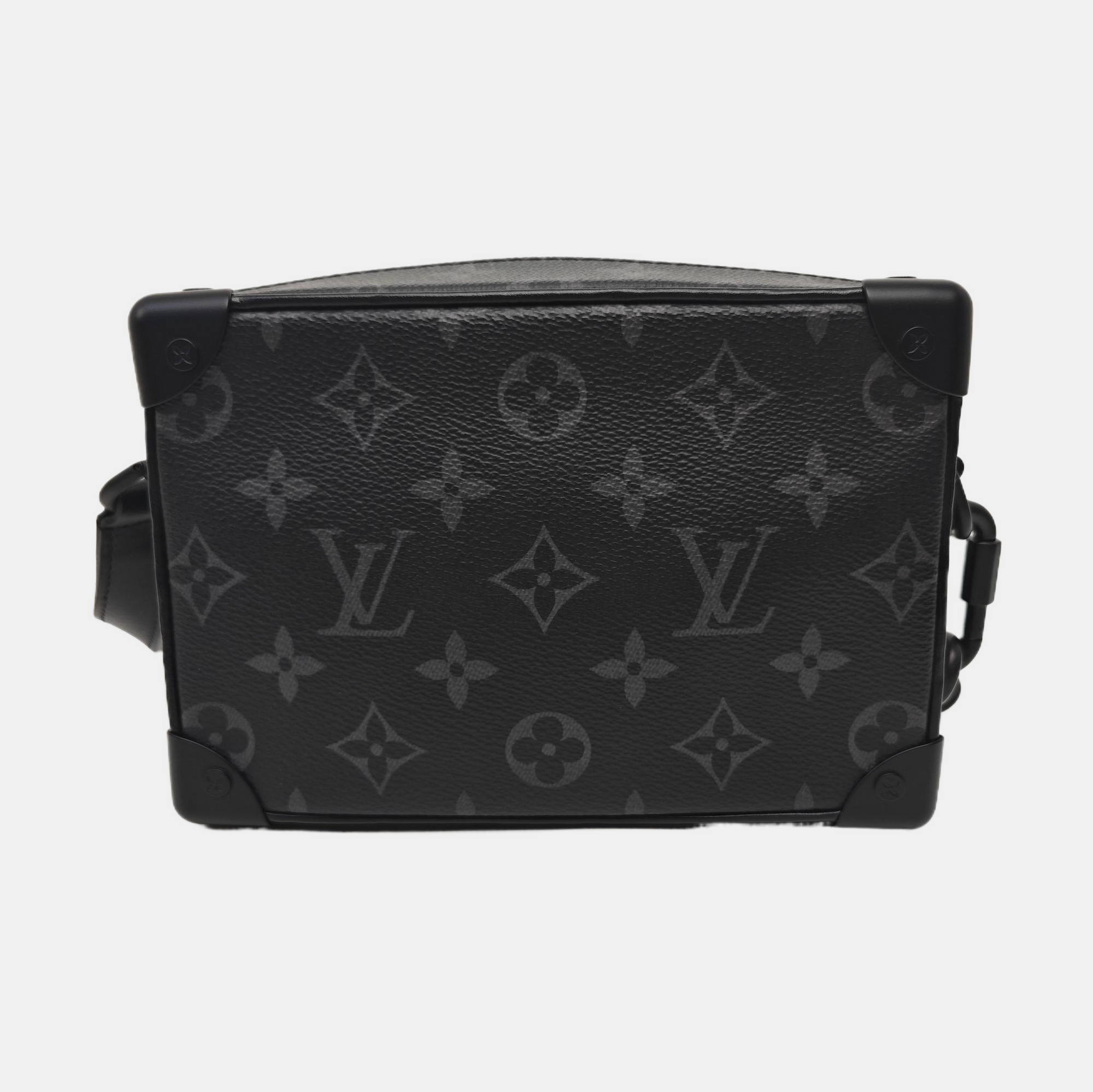 SOFT TRUNK Mini Monogram Coated Canvas Black