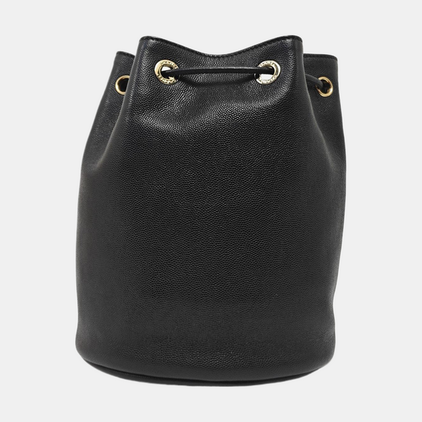 DEAUVILLE Small Grained Calfskin Black