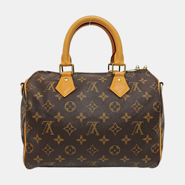 SPEEDY 25 Monogram Coated Canvas Brown