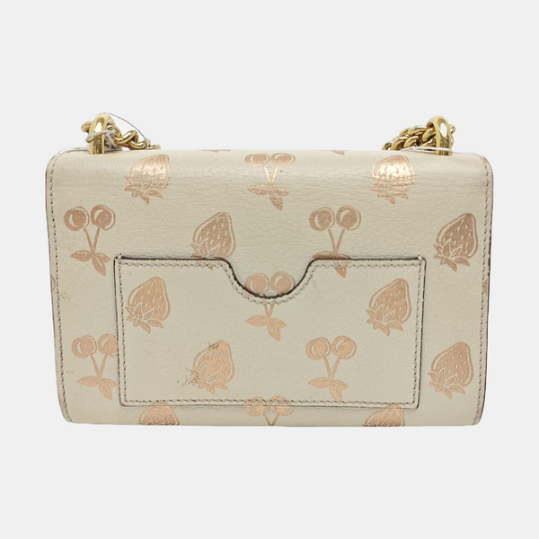 Padlock Small Calfskin White