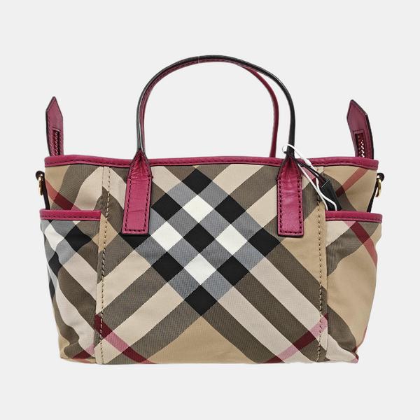 Canvas Shoulder Bag Beige