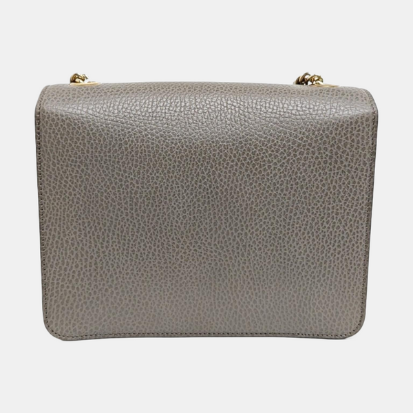 Interlocking G Small Calfskin Gray