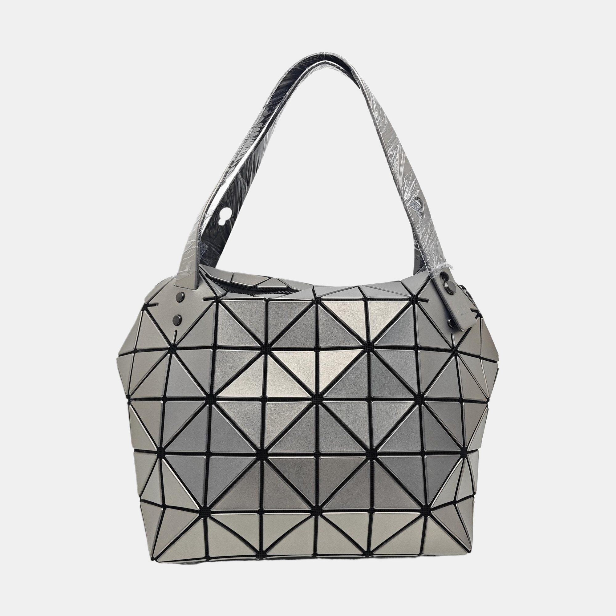 Special Material Top Handle Bag Beige