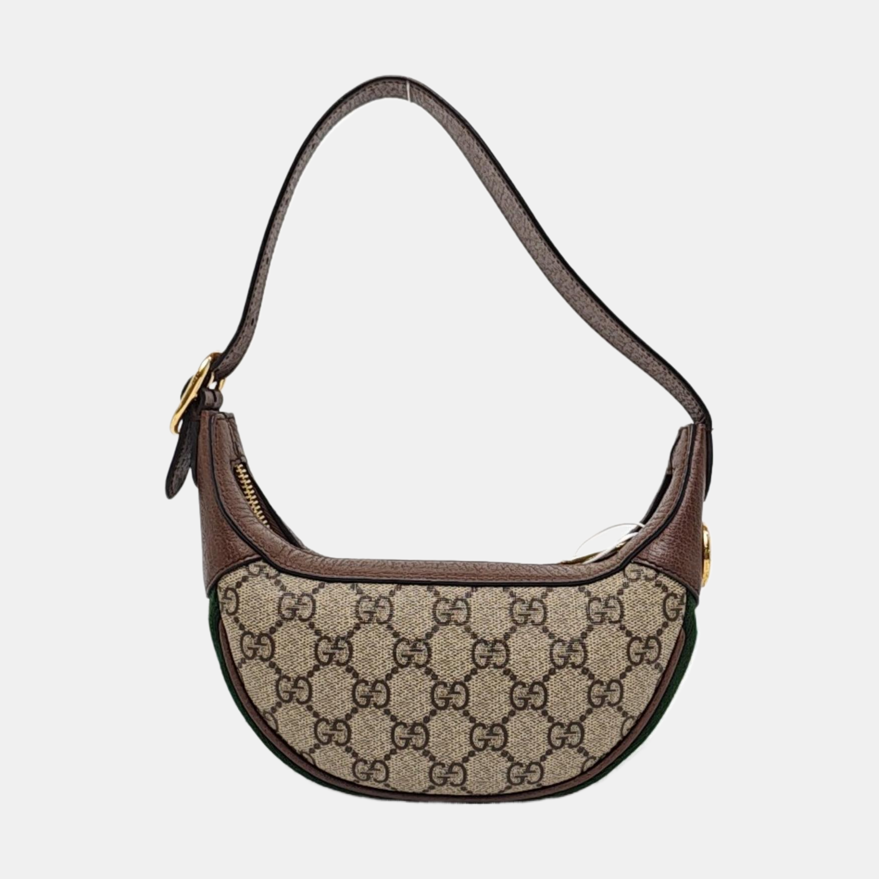 Ophidia Mini Monogram Coated Canvas Beige
