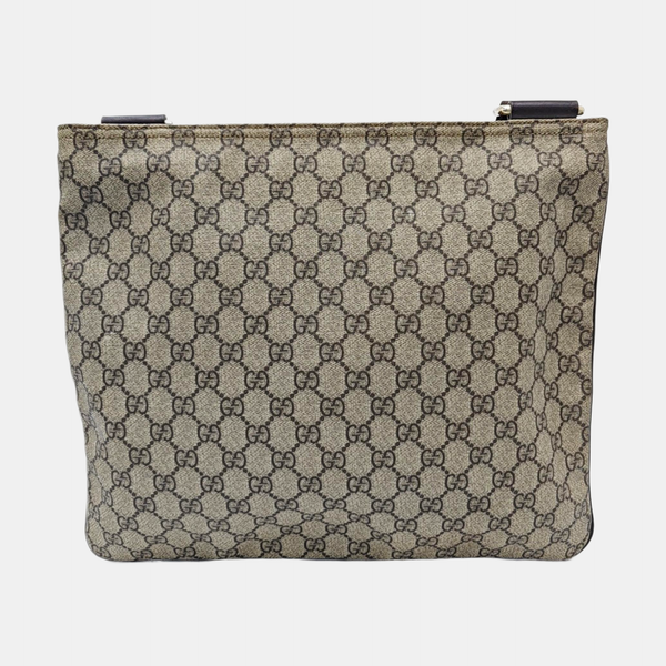 Monogram Coated Canvas Shoulder Bag Beige