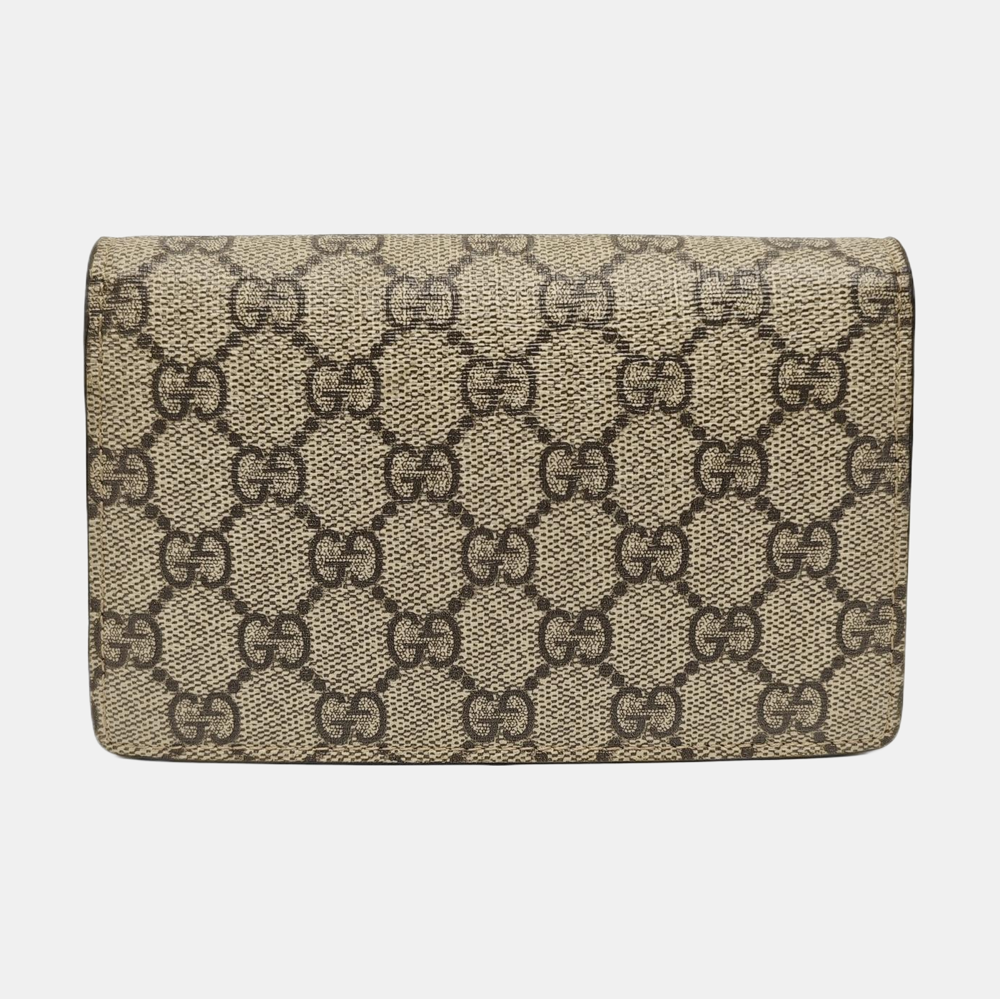 Dionysus Super Mini Monogram Coated Canvas Beige