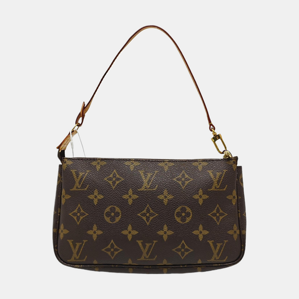 ACCESSOIRES Monogram Coated Canvas Brown