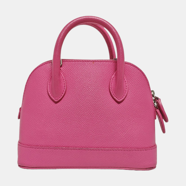 Top Handle Calfskin Red