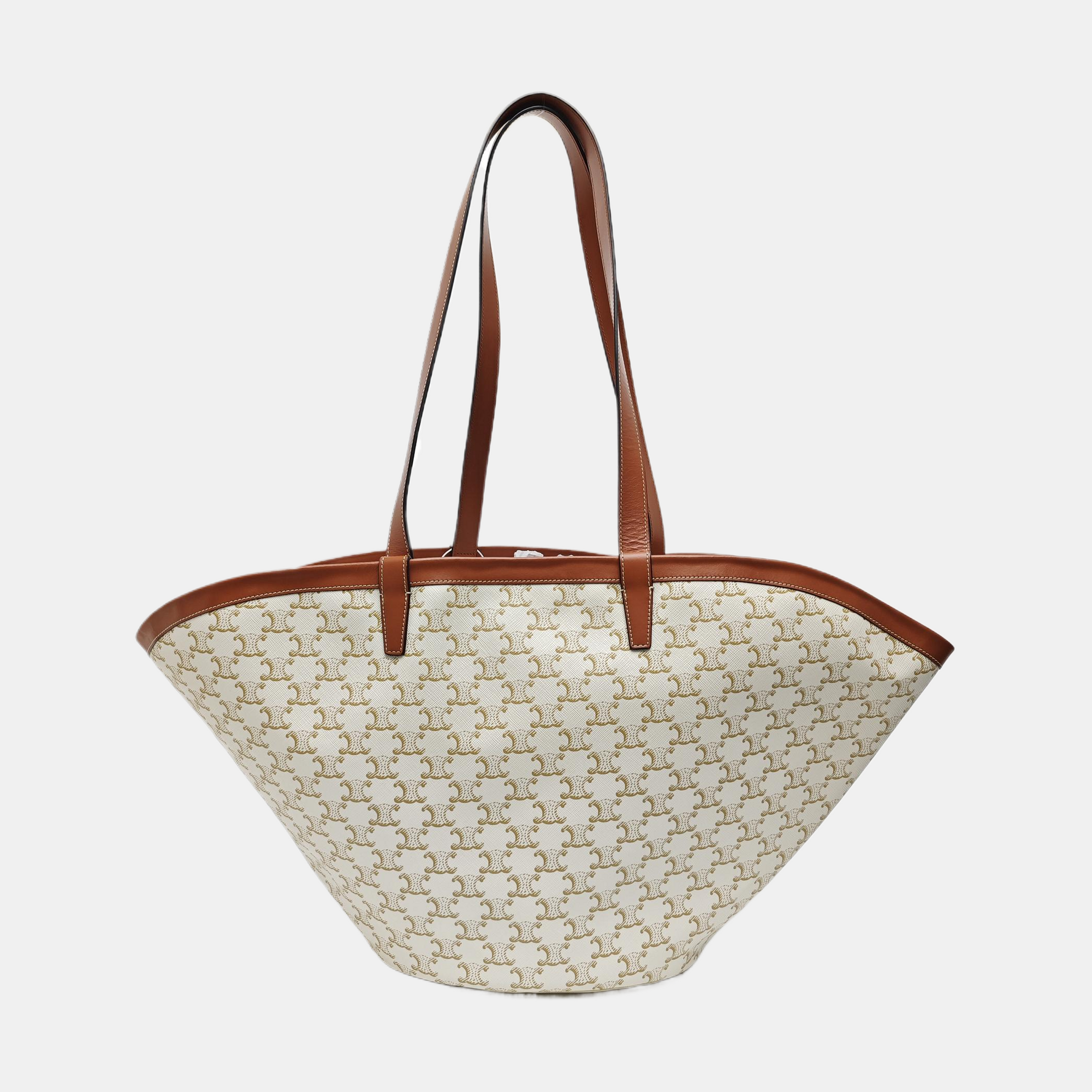 COUFFIN Large Coated Canvas White