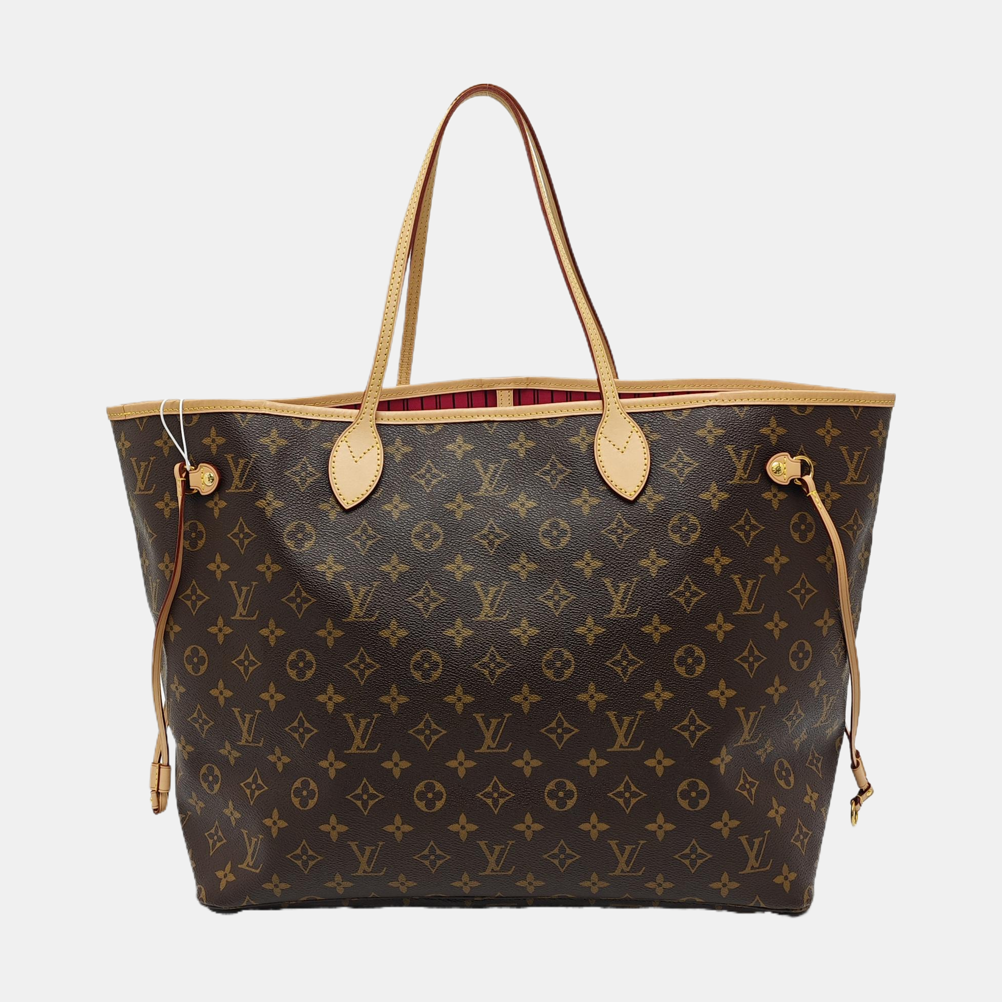 NEVERFULL GM Monogram Coated Canvas Brown