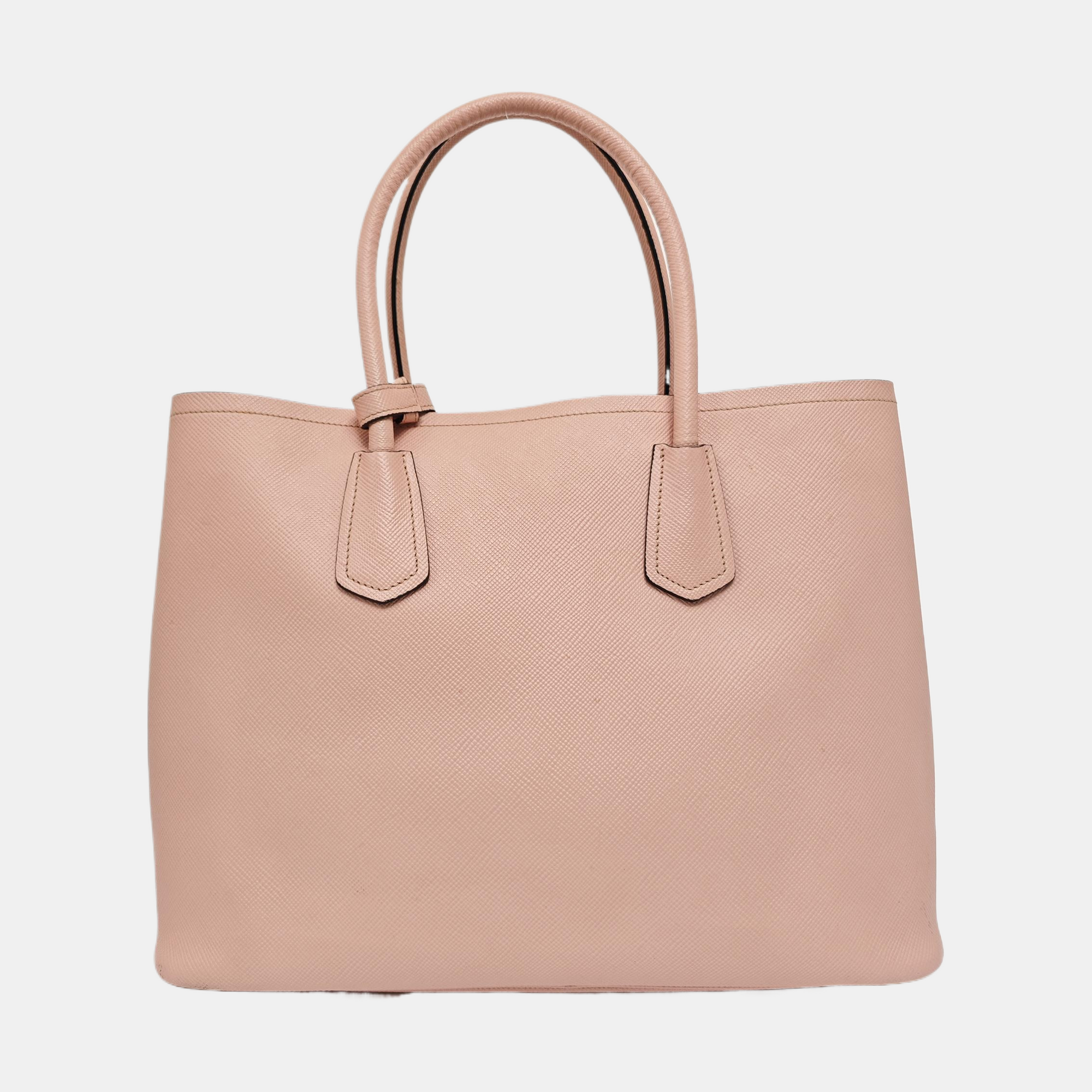 Double Large Saffiano Calfskin Pink