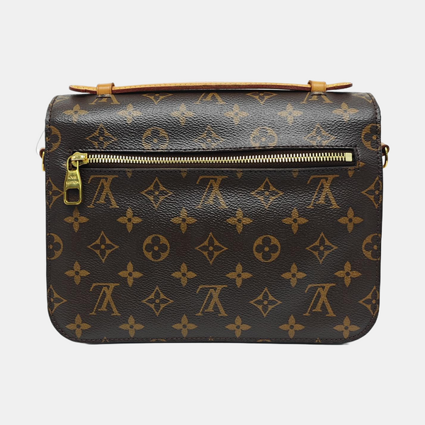 MÉTIS MM Monogram Coated Canvas Brown