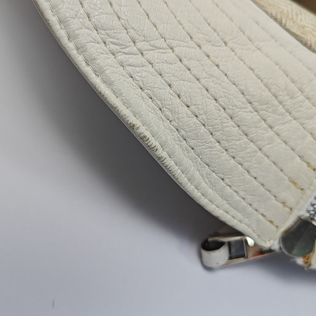 Leather Hat White