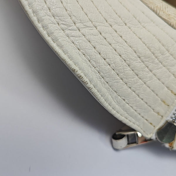 Leather Hat White
