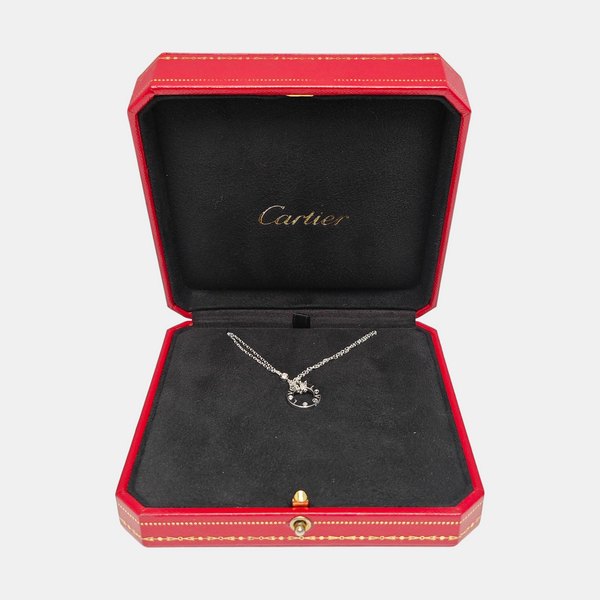 LOVE 18k White Gold Silver Necklace