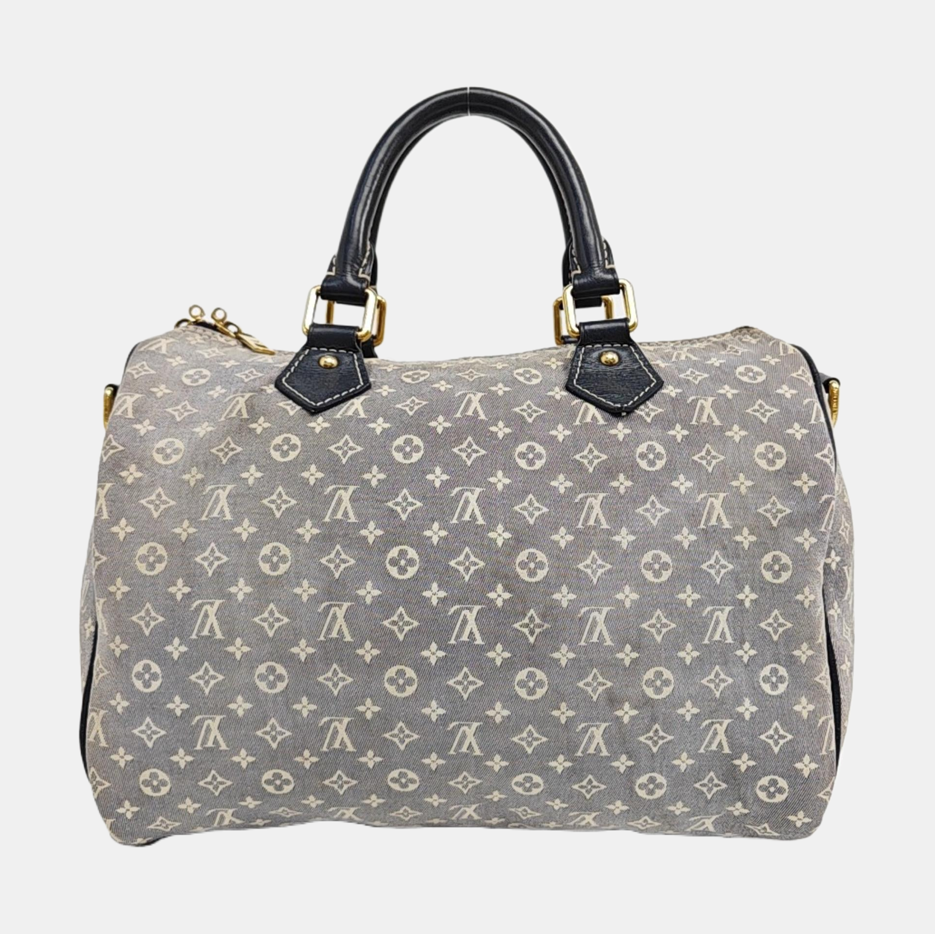 Monogram Canvas Top Handle Bag Blue