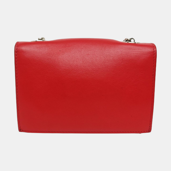 Calfskin Shoulder Bag Mini Red